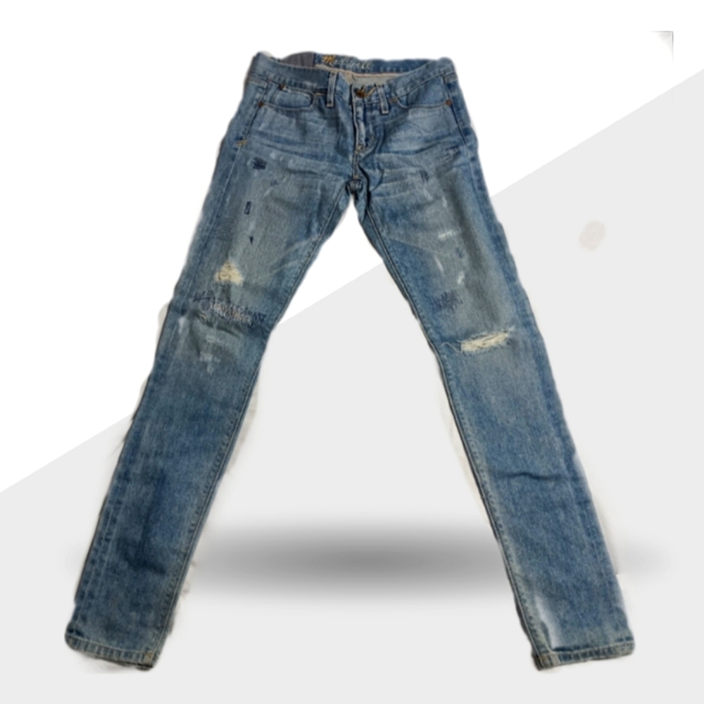 Madewell Light washed Ripped Jeans